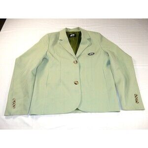 D% DPercent Green Women's Blazer Sport Coat Suit Jacket Size Medium Limited Run